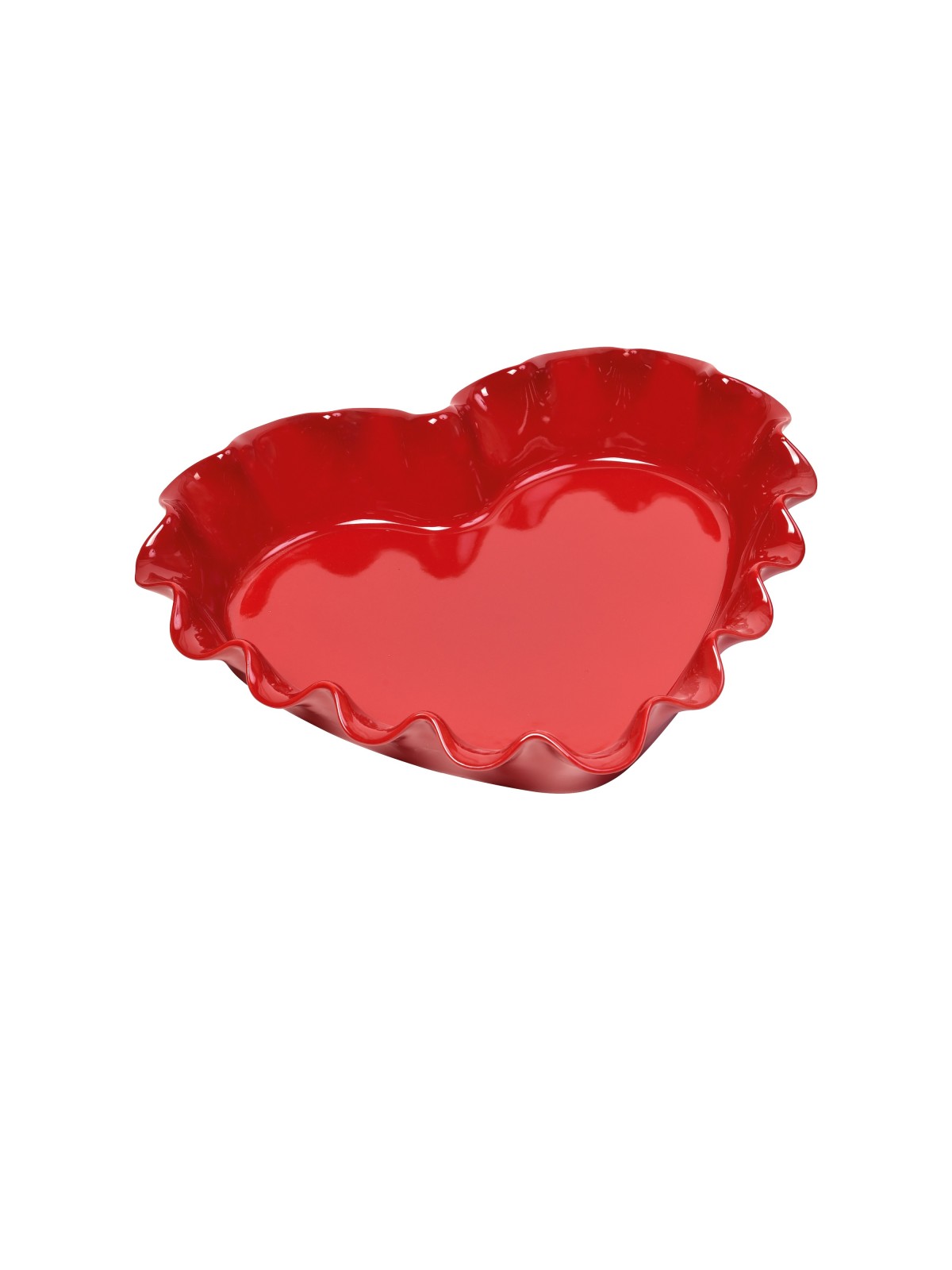 Emile Henry Ruffled Heart Dish