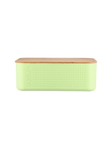 Bodum leivakast väike Bistro 30x10x20cm, plastik/ bambuskaas, must, valge