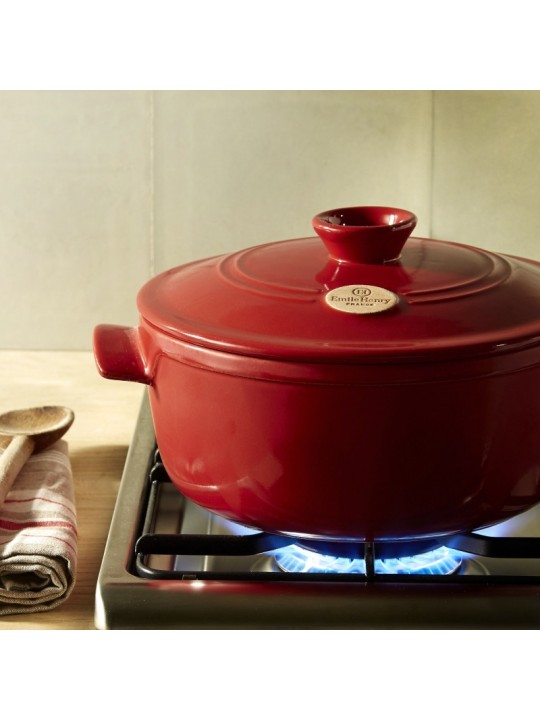 Emile Henry Round Casserole 4 l