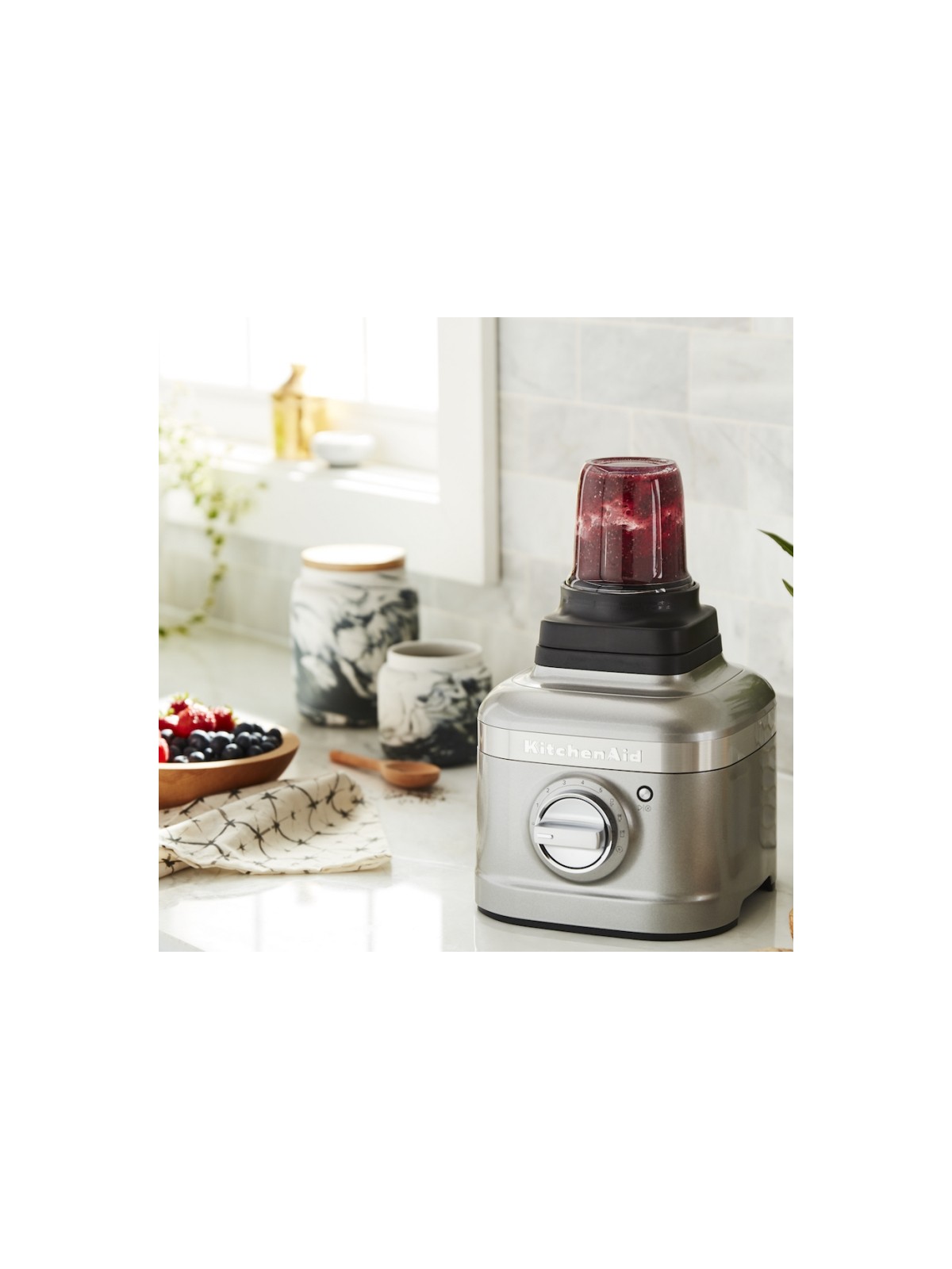 KitchenAid 2 x 200ml small batch jars with a blade assembly