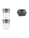 KitchenAid glāzes līdzņemšanai 2 x 200 ml Artisan K400 blenderim ar papildus asmens bloku