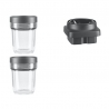 KitchenAid 2 x 200ml small batch jars with a blade assembly