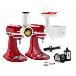 KitchenAid Accessory Set (food grinder, food and vegetable strainer, vegetable slicer and cutter)