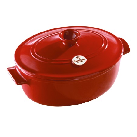 Emile Henry katls ugunsizturīgs ovāls FLAME 39,5 cm/6 l