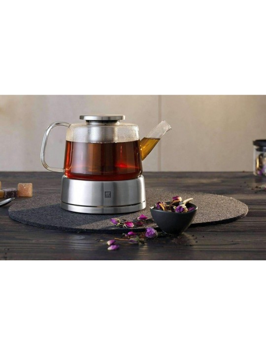 Zwilling SORRENTO tējkanna 800ml, nerūsējošs tērauds/ stikls