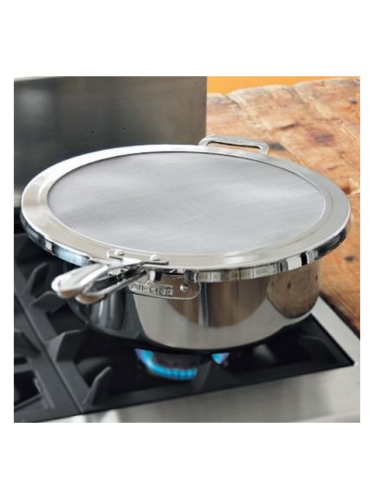 Le Creuset šļakatu aizsargs 20-30 cm pannām, nerūsējošs tērauds