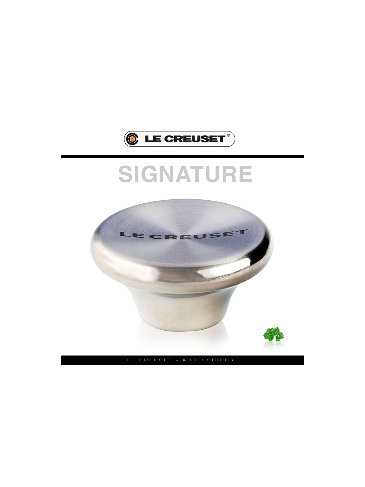 Le Creuset metallnupp malmpottidele 