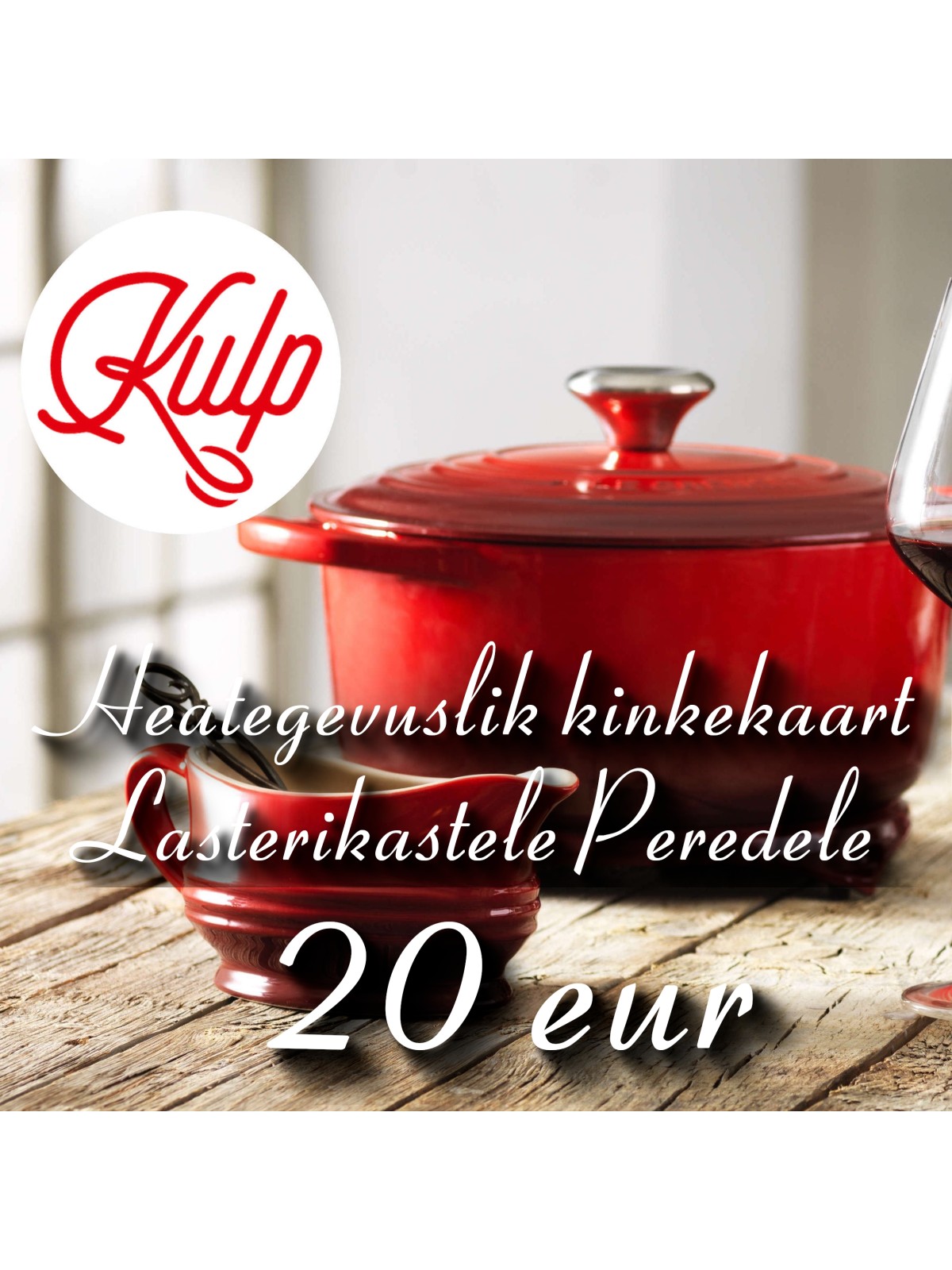 Heategevuslik kinkekaart Lasterikastele Peredele 20 EUR