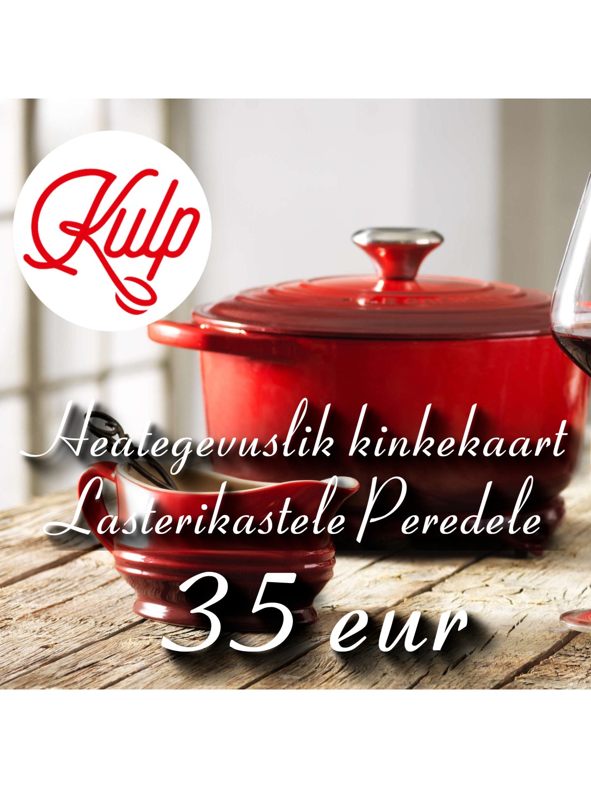 Heategevuslik kinkekaart Lasterikastele Peredele 35 EUR