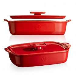 Emile Henry Square casserole Ultime With Lid 36x23 cm