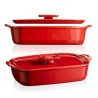 Emile Henry Square casserole Ultime With Lid 36x23 cm