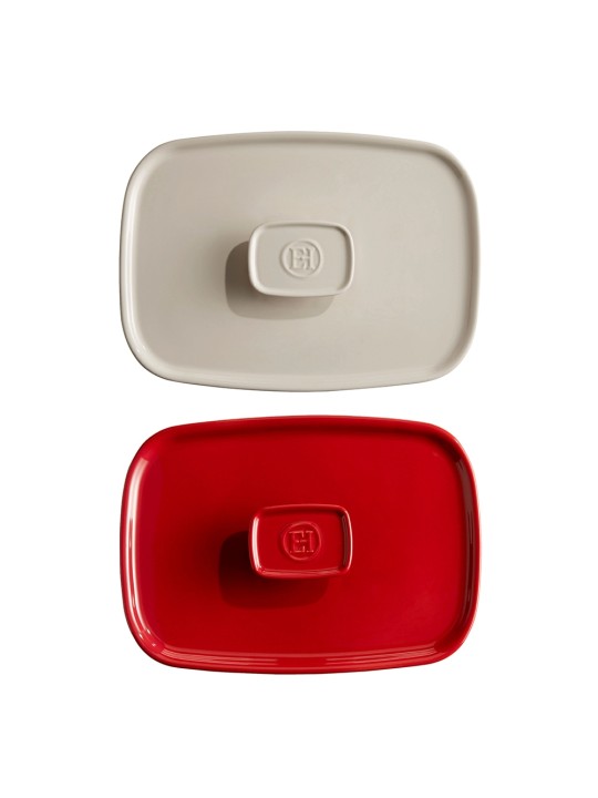 Emile Henry Small Rectangular Oven Dish With Lid 29 x19 cm