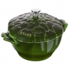 Staub Artichoke Cast Iron Cocotte 22 cm/3 l, Basil-Green