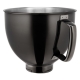 KitchenAid чаша для миксера металлическая чёрно-глянцевая 4,83 л