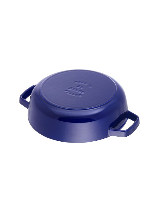 Ümar pott madal malm 28cm/3.7l, tumesinine