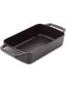 STAUB Rectangular Cast Iron Roasting Pan Black 30cm x 20cm