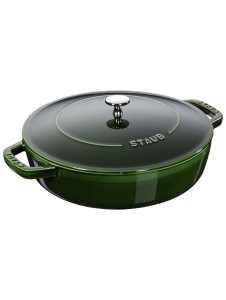 Ümar pott madal malm 28cm/3.7l, tumesinine