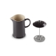 Le Creuset Stoneware Coffee Press 0.8l, with metal press