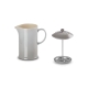 Le Creuset Stoneware Coffee Press 0.8l, with metal press