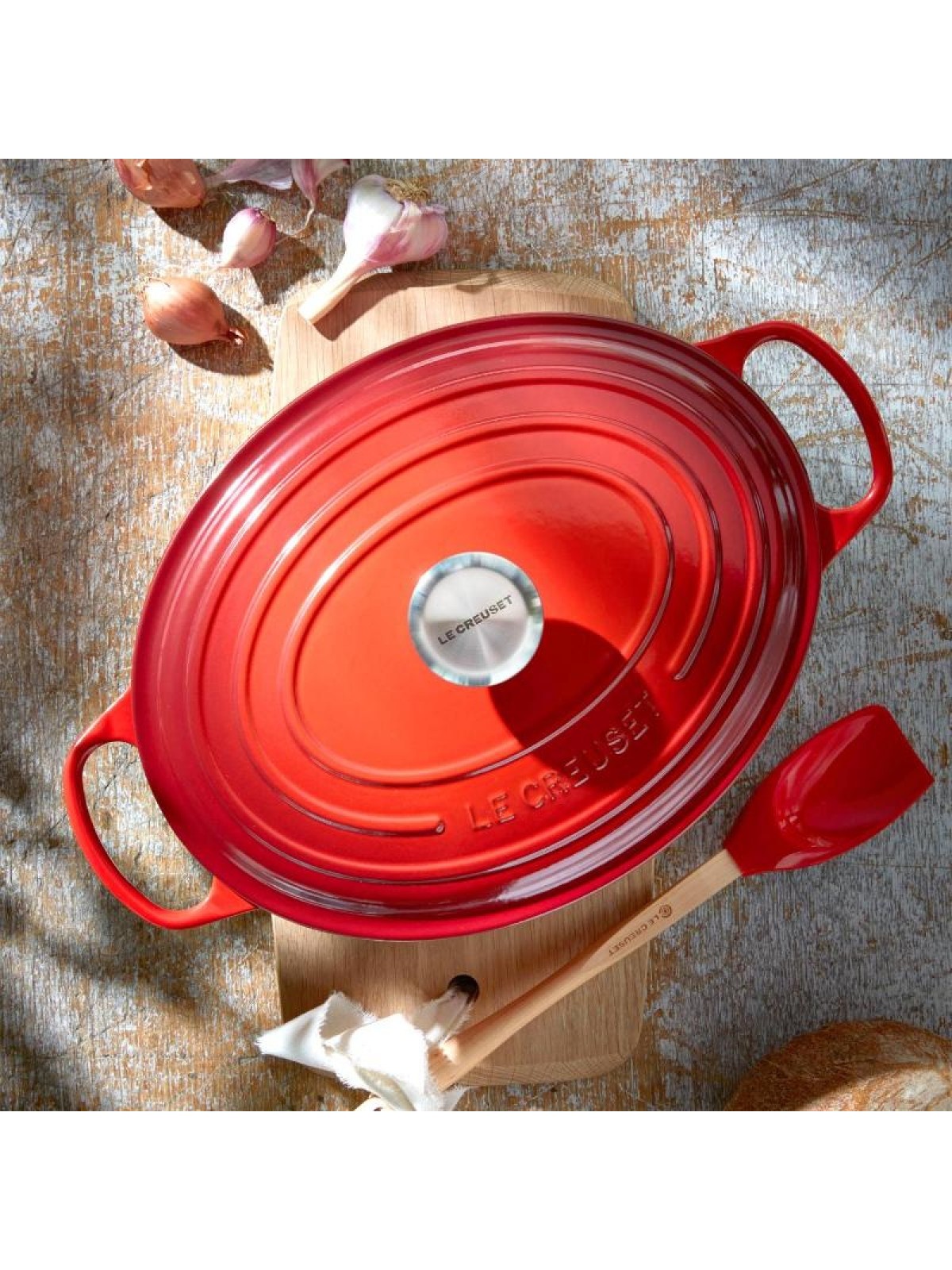 Le Creuse овальная кастрюля чугунная 27 cm/ 4,1 л