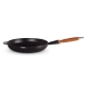 Le Creuset Frying Pan with Wooden Handle Cast Iron 28 cm
