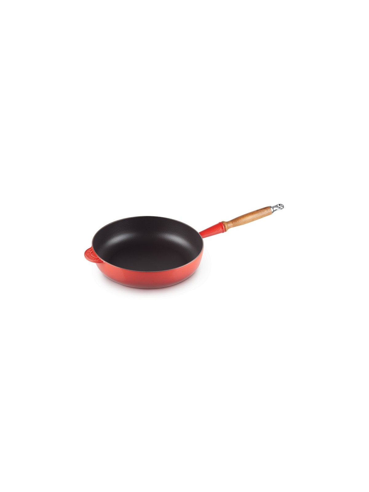 Le Creuset Sauté with Wooden Handle Cast Iron 28 cm