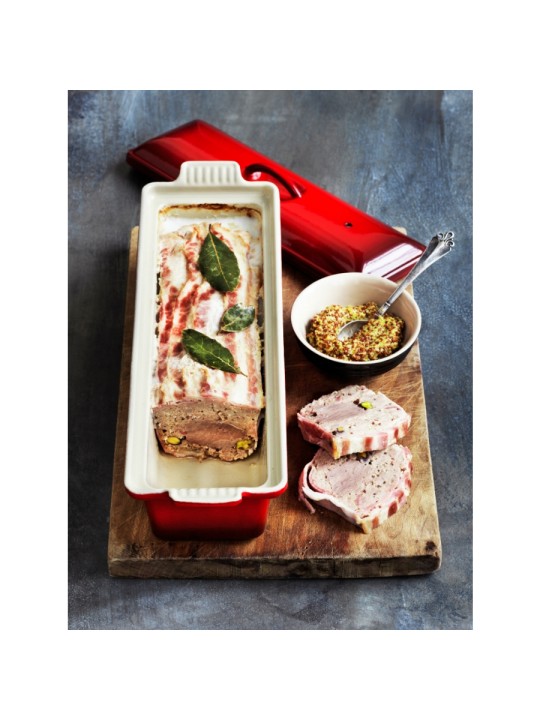 Le Creuset terrine pressiga 32 cm1.3 l, punane