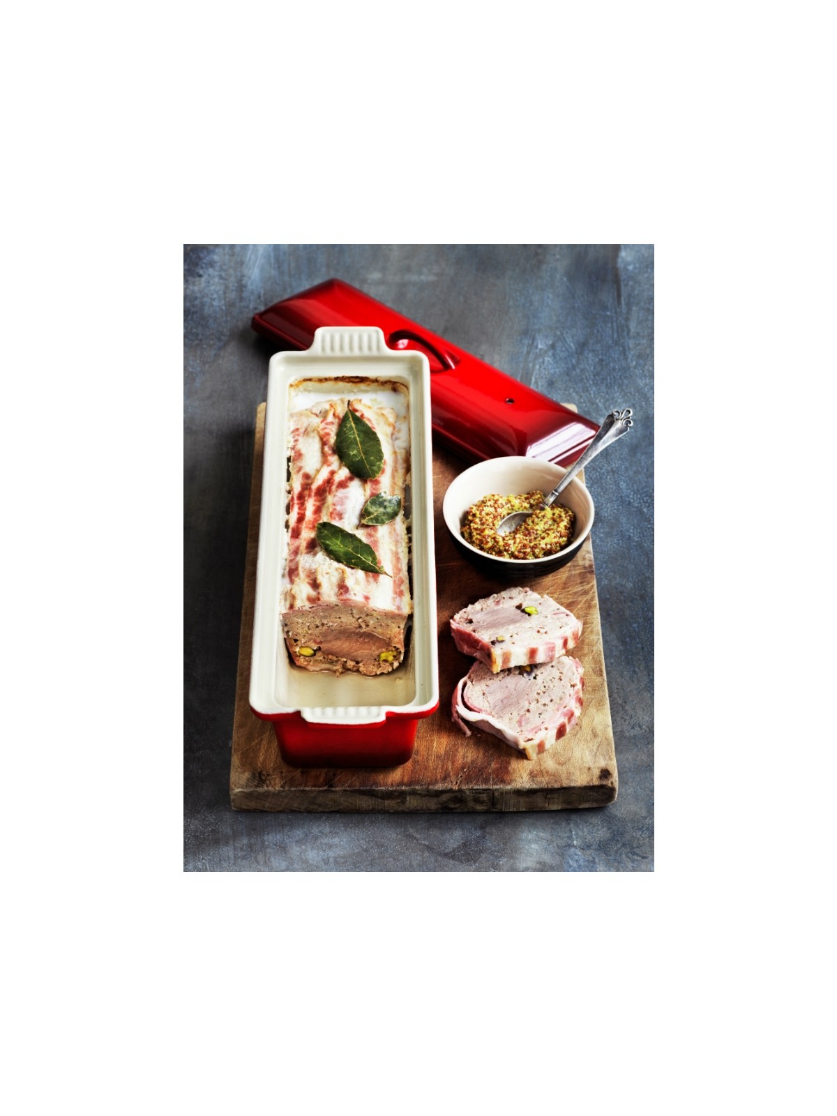 Le Creuset terrine pressiga 32 cm1.3 l, punane