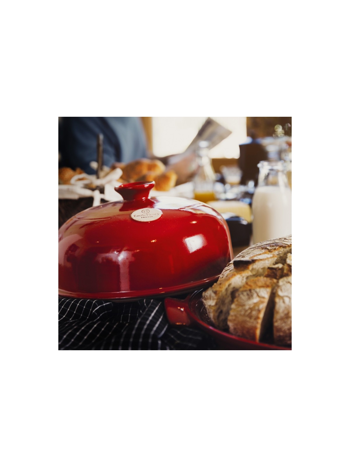 Leivaküpsetusnõu, punane