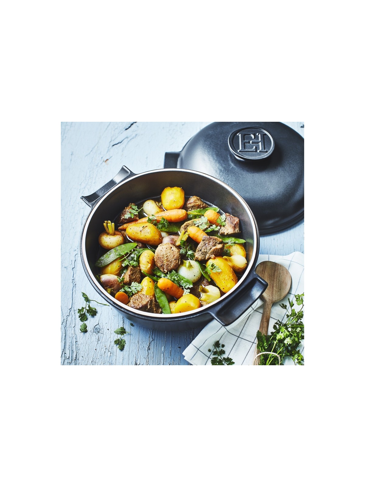 Emile Henry Small Casserole Delight 2 l, Induction