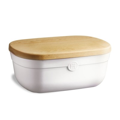 Emile Henry Bread Box 39.5x16x15 cm/6.5 l With Cutting Board