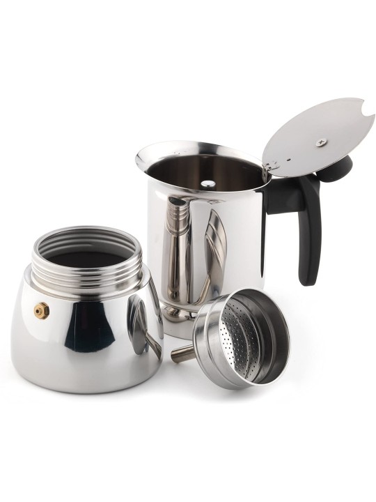 Grunwerg espresso vārāmais indukcijai, nerūsējošs tērauds