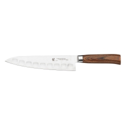 Tamahaga San Fluted Chef Knife 21 cm