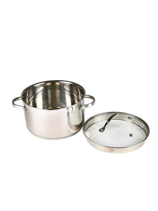 Funktion puodas stiklinis dangtelis su sieto