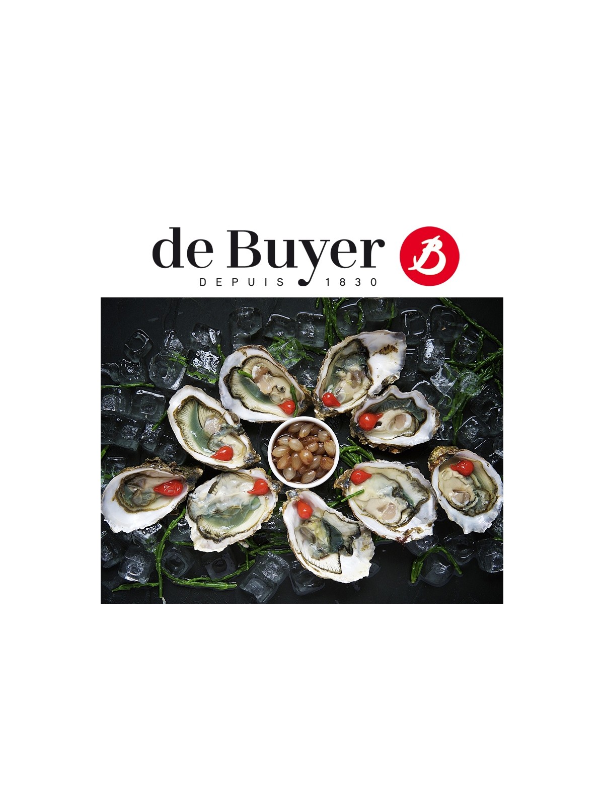 De Buyer нож для устриц, нержавеющая сталь / пластиковая ручка