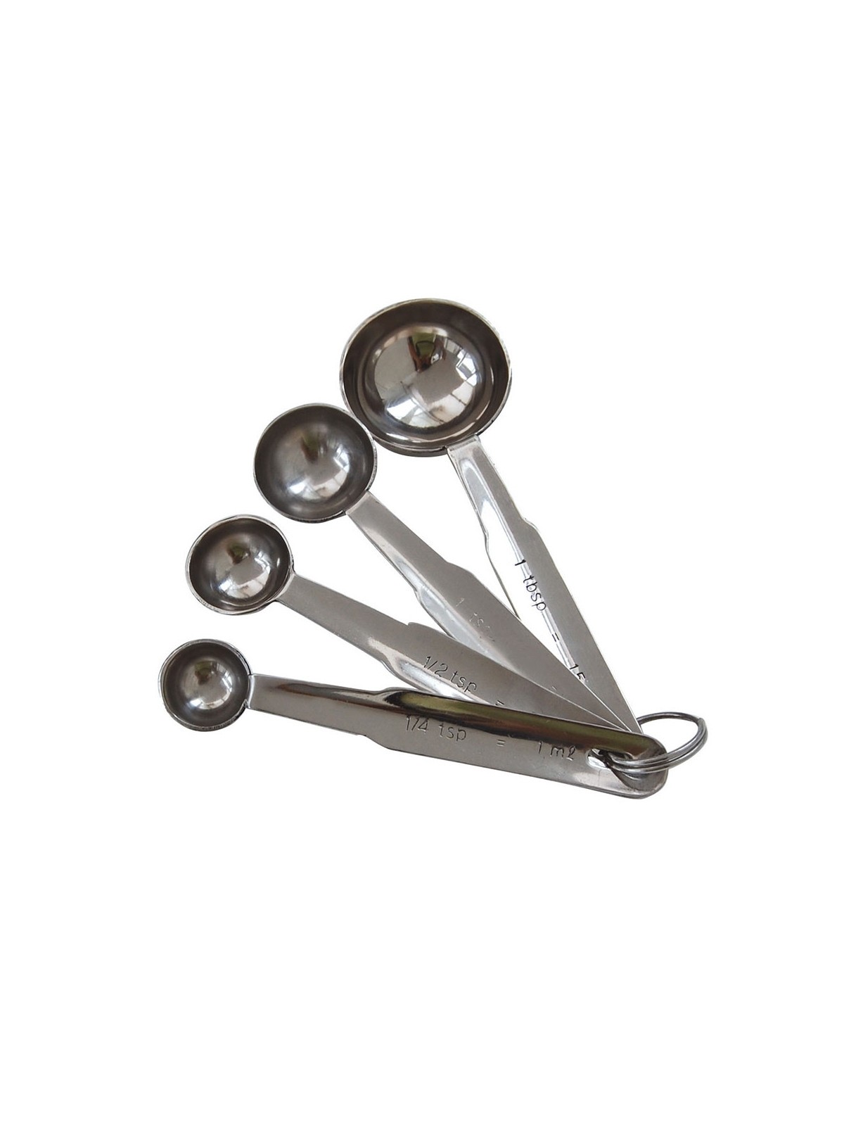 de Buyer Set of 4 Stainless Steel Measuring Spoons