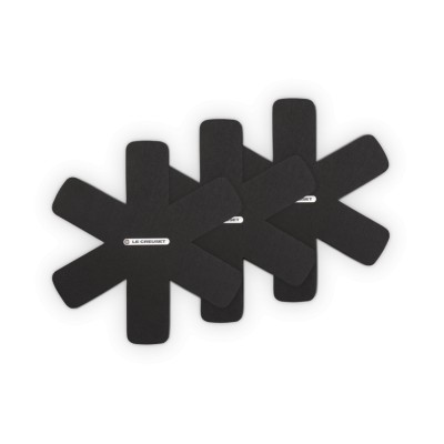 Le Creuset panni kaitse 3 tk must