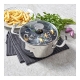 de Buyer Stainless steel casserole dish with glass lid Milady