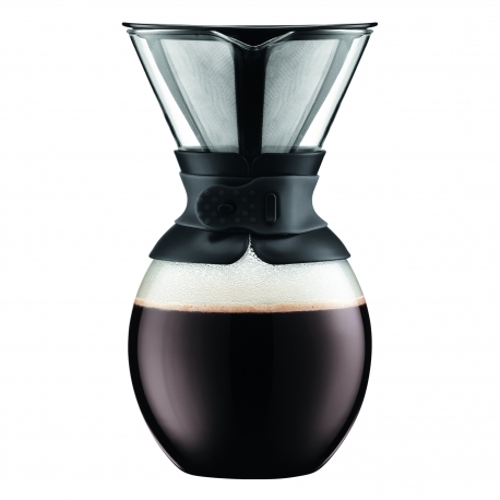 Bodum Coffee maker Pour Over, black, metal filter