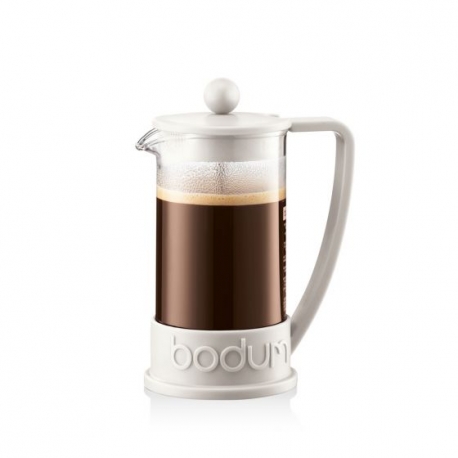 Bodum Brazil kafijas spiedkanna1,0l, balta