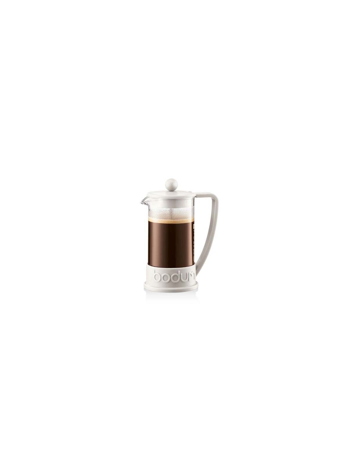 Bodum Brazil kafijas spiedkanna1,0l, balta
