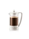 Bodum Brazil kafijas spiedkanna1,0l, balta