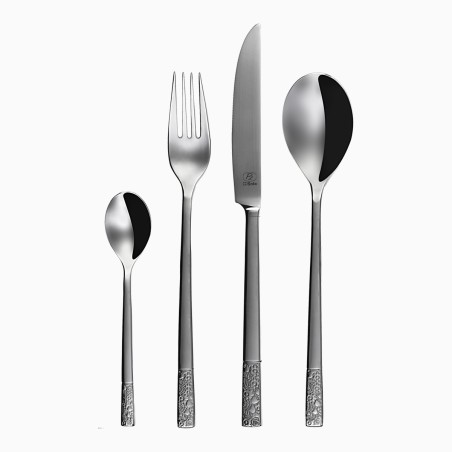 Sola Fiori Cutlery Set 24 Pieces. mirror
