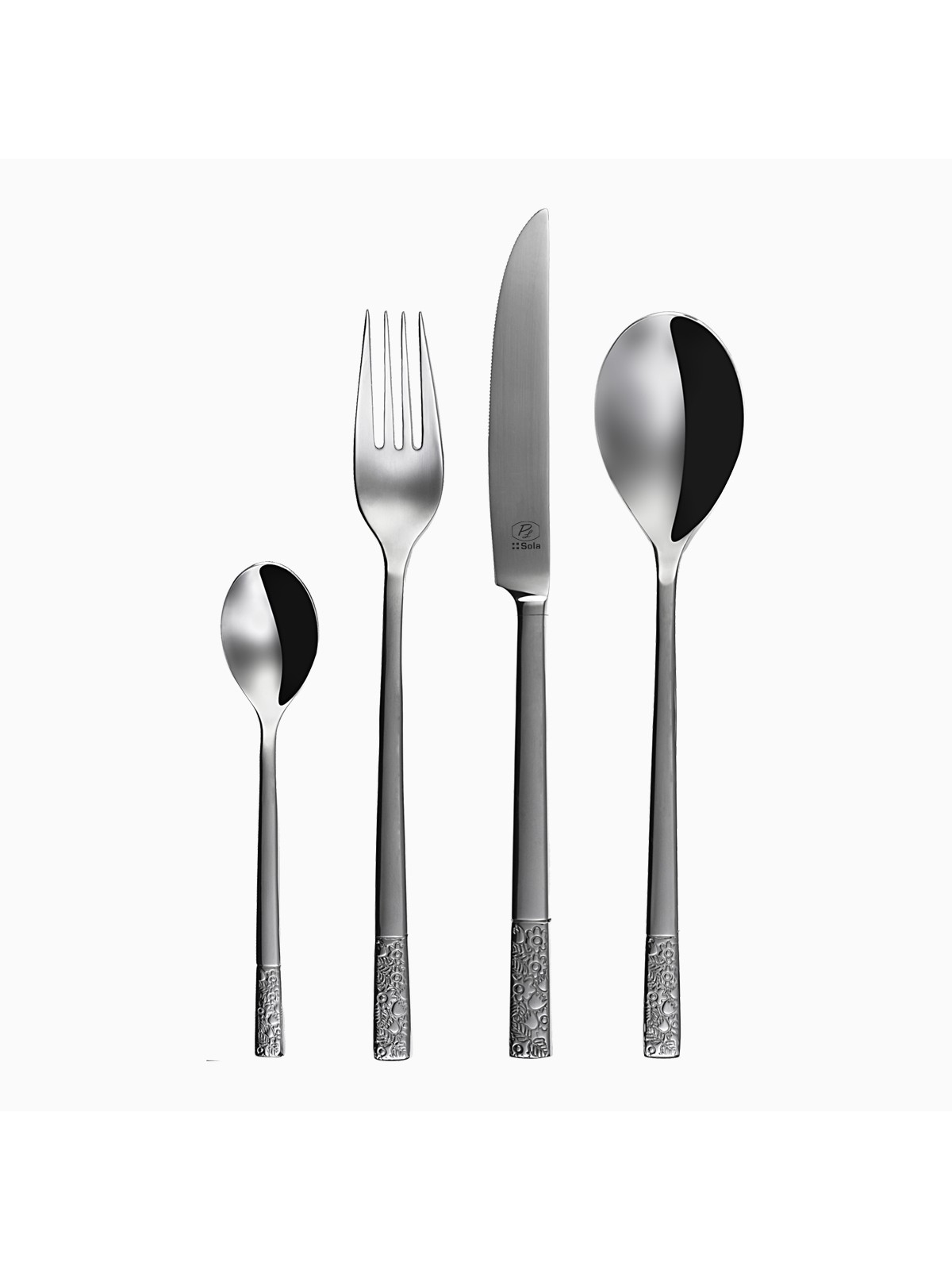 Sola Fiori Cutlery Set 24 Pieces. mirror