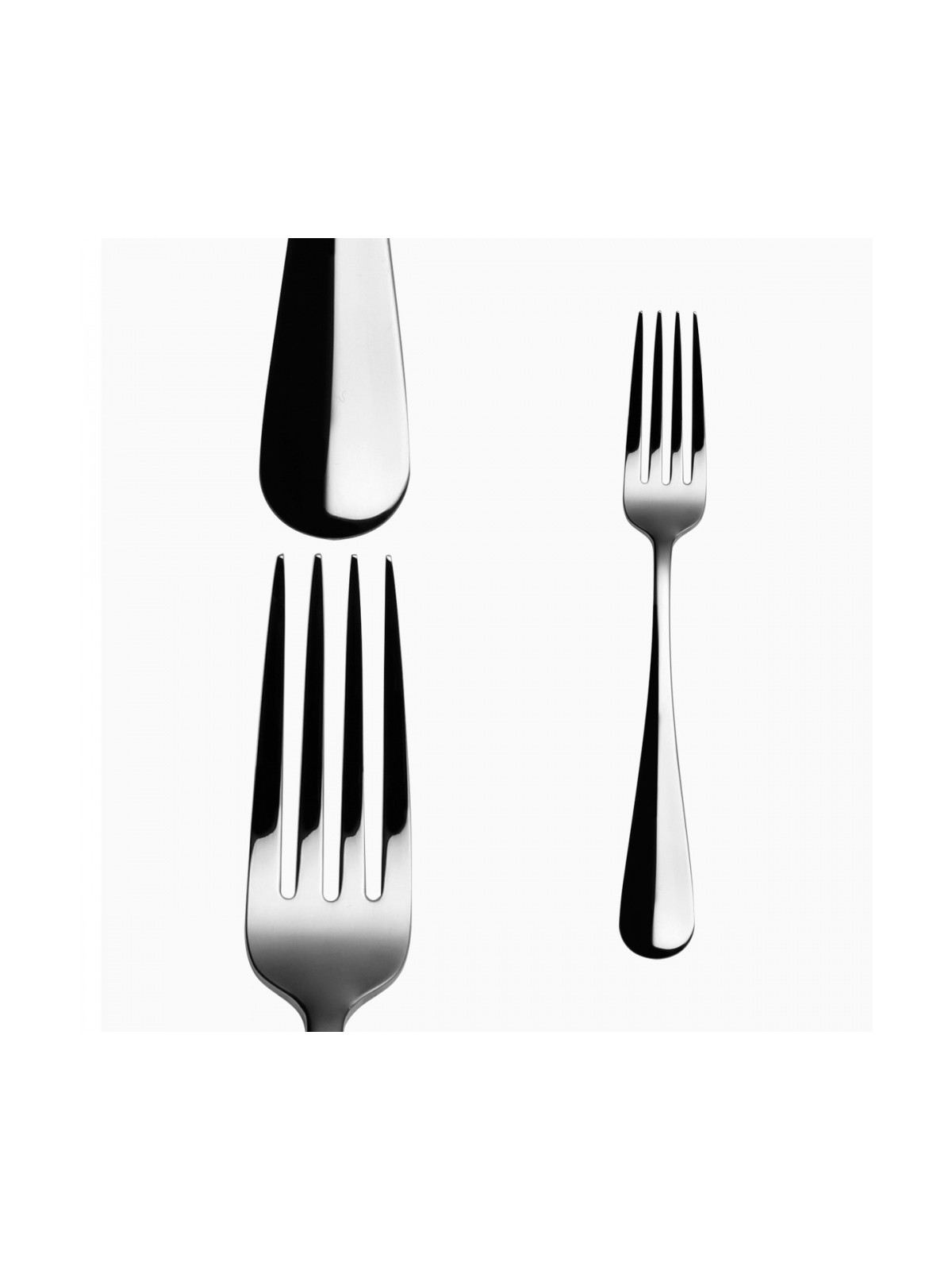 Sola Baguette Castro Cutlery Set 24 Pieces, Mirror