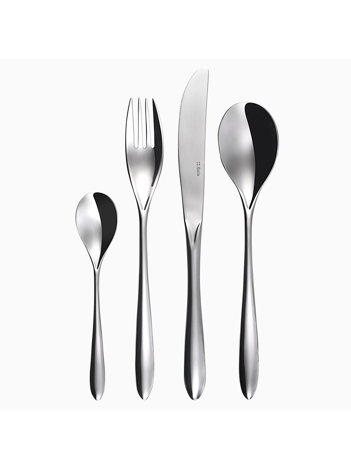 Sola Valencia Cutlery Set 36 Pieces, mirror