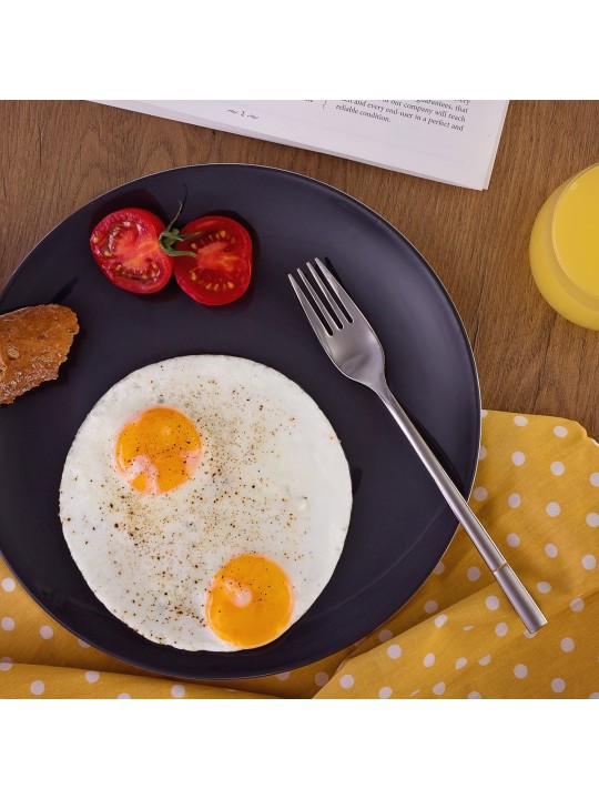 Sola galda piederumi Luxus 24 gb., spīdīgi / zeltaina svītra