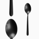 Sola Fato Black Cutlery Set 24 Pieces
