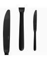 Sola FARO Black söögiriistad 24-osa, PVD must satin