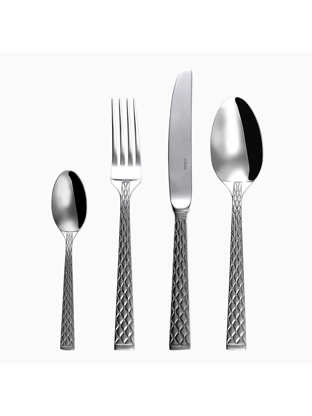 Sola Coco Deco Cutlery Set 24 Pieces, Mirror
